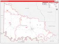 Little River, Ar Carrier Route Wall Map